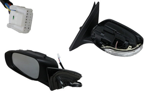 NEW LEFT SIDE DOOR MIRROR FOR NISSAN MAXIMA J32 02/2009-09/2014 BLINKER+FOLDING