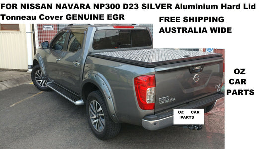 FOR NISSAN NAVARA NP300 D23 SILVER Aluminium Hard Lid Tonneau Cover GENUINE EGR