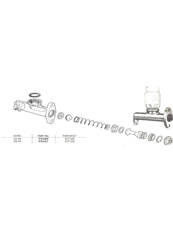NEW Brake Master Cylinder fits Holden H Series 2.5 HD