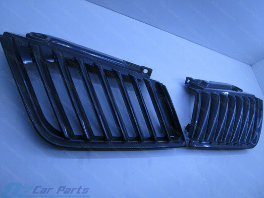 PAIR FRONT GREY GRILLE FOR MITSUBISHI TRITON ML 2006-2009 NEW LEFT RIGHT PAIR X2