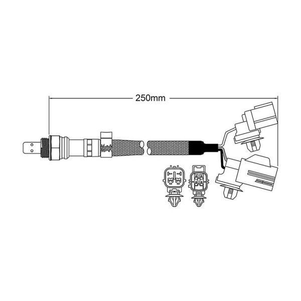 NEW Exhaust O2 Oxygen Sensor FOR MAZDA ATENZA GG 205-2007 2.3L