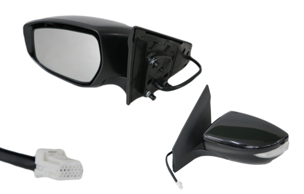 NEW LEFT SIDE DOOR MIRROR FOR NISSAN PULSAR STL/ST B17 SEDAN 11/2012-12/2017