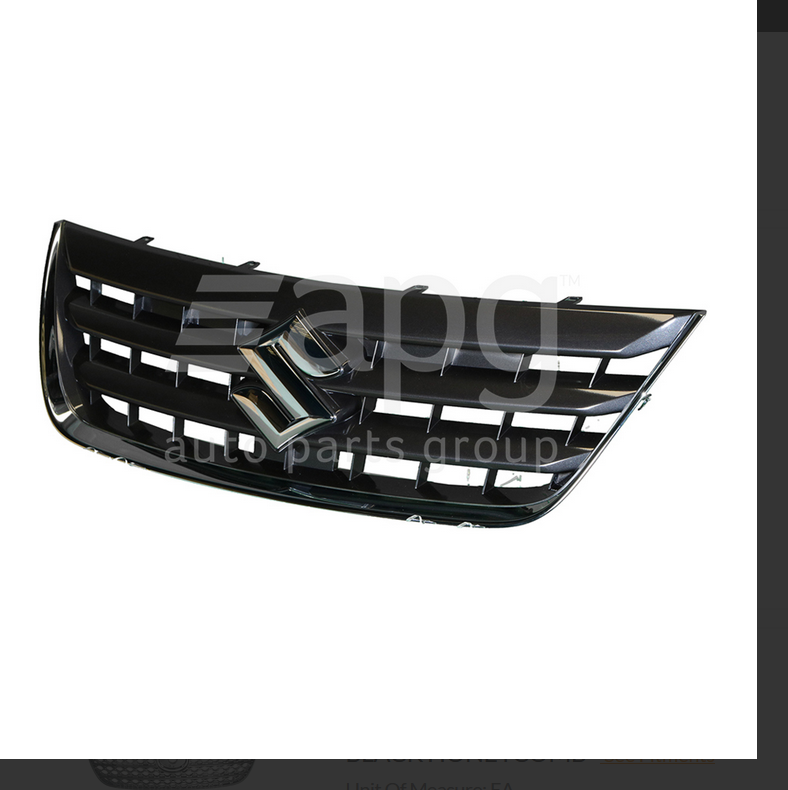 GENUINE FRONT GRILLE FOR SUZUKI SX-4 9/2012-12/2014 BLACK SX4