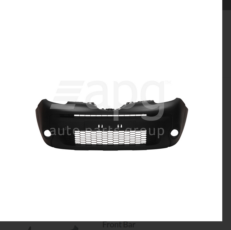 GENUINE FRONT BUMPER BAR FOR RENAULT KANGOO Van 9/2013-12/2021