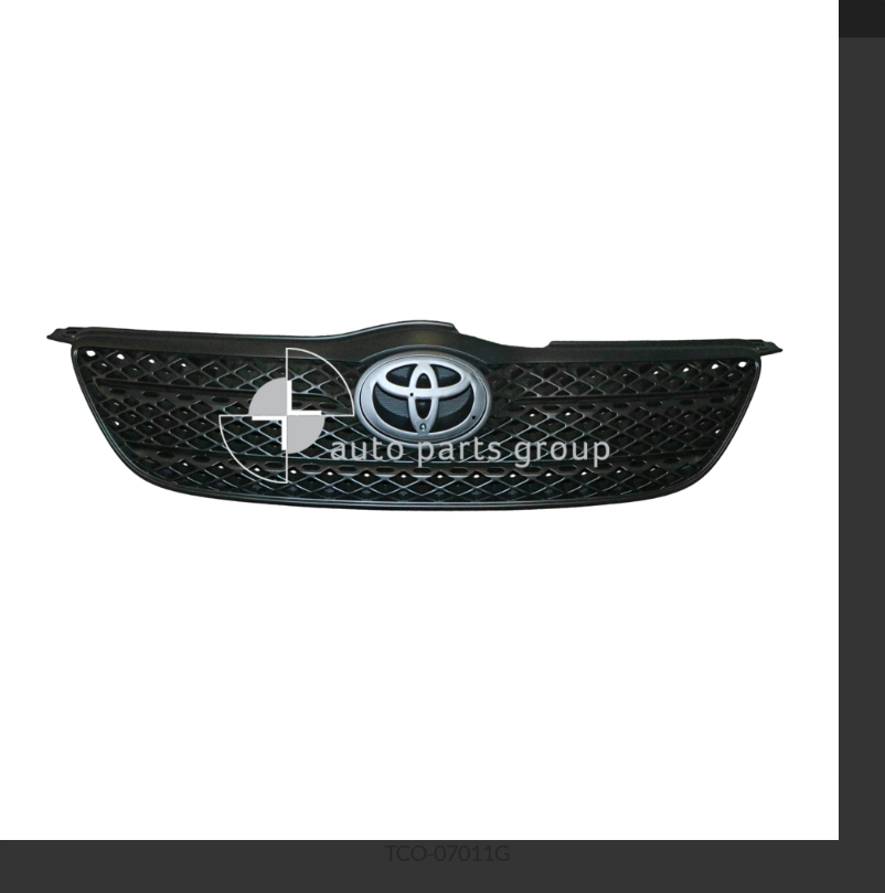 GENUINE FRONT GRILLE FOR TOYOTA COROLLA 10/2001-4/2004 BLACK HONEYCOMB