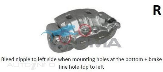 Brake Caliper Disc Caliper RIGHT FRONT FOR FORD RANGER PJ PK 2007-2011