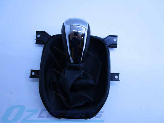 CHROME MANUAL GEAR KNOB WITH BOOT COVER FOR HOLDEN COMMODORE VE SS SSV SV8 NEW