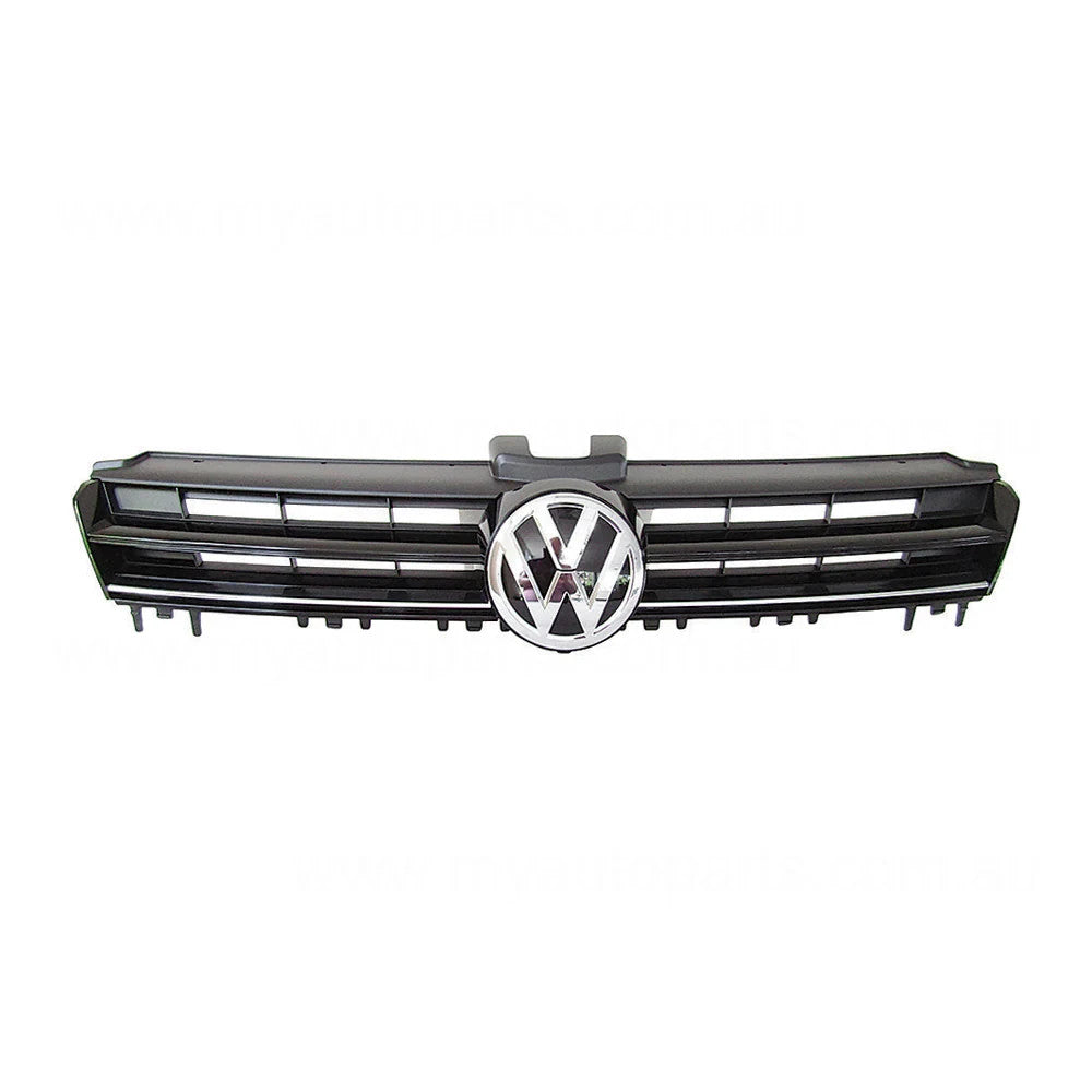 GENUINE FRONT GRILLE FOR Volkswagen Golf MK 7 2013-2017 Satin black/high chrome