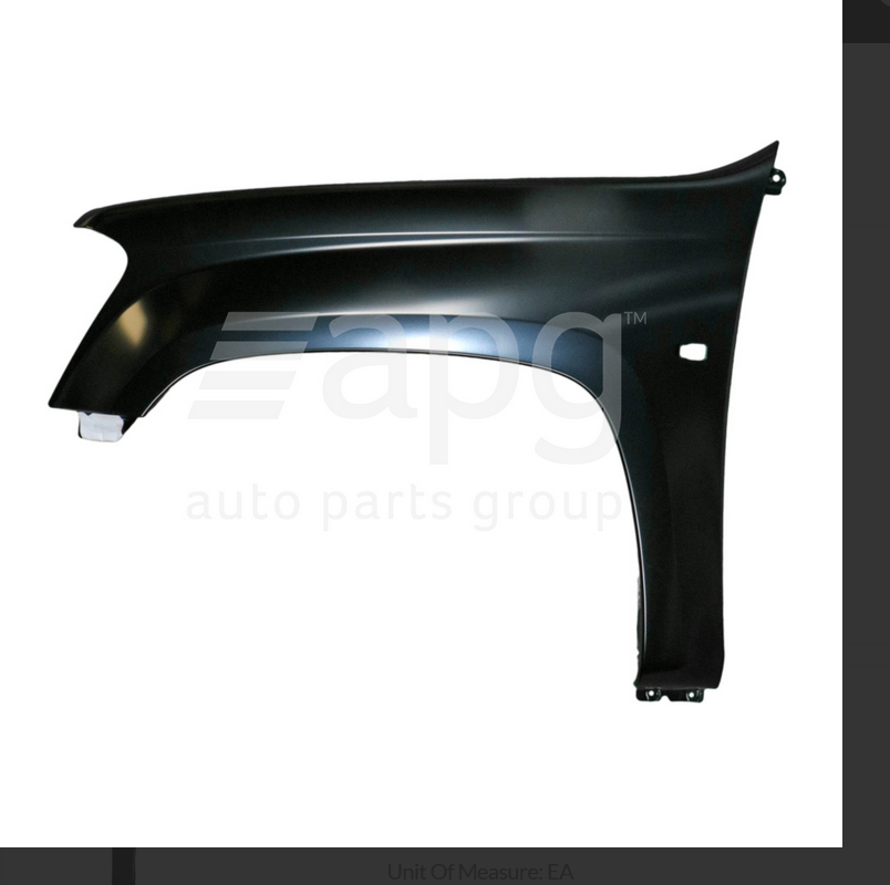 GENUINE LEFT GUARD FENDER FOR Holden Colorado RC 7/2008-6/2012