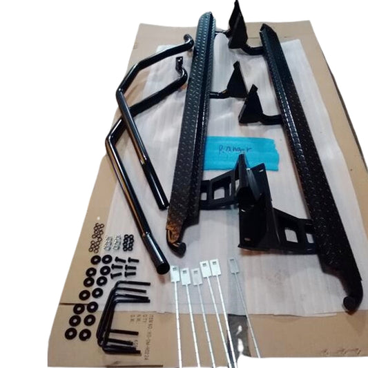 NEW BLACK Side Step & Brush Bar KIT For Ford Ranger PX PX2 PX3 2012-2022