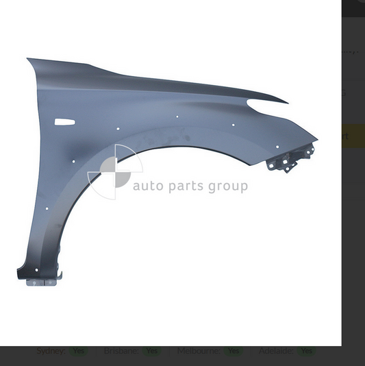 GENUINE RIGHT FRONT GUARD FOR MITSUBISHI TRITON 1/2015-11/2018 2/4WD