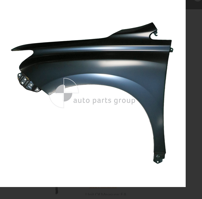 GENUINE LEFT FRONT GUARD FOR LEXUS 3/12-11/15 WITHOUT INDICATOR TYPE WAGON