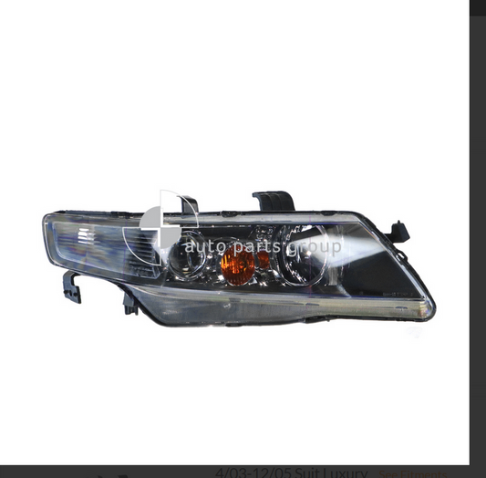 NEW DRIVER HEADLIGHT LAMP FOR Honda Accord 4/03-12/05 HALOGEN MANUAL ADJUST