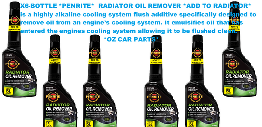 X6-BOTTLE-PENRITE  ADROR375  RADIATOR OIL REMOVER Cooling System Cleaner