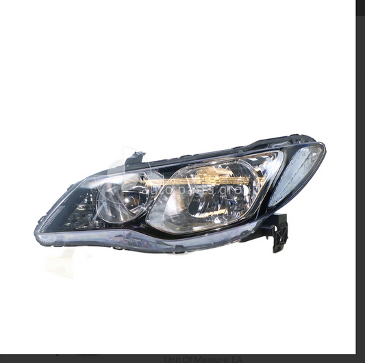 NEW PASSENGER LEFT HEADLIGHT LAMP FOR Honda Civic 8th Gen SEDAN 2/2006-4/2007