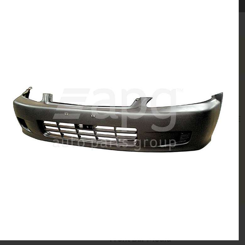 NEW FRONT BAR COVER BUMPER FOR Honda Civic 1/1999 -10/2000 3/4DR W/O MOULD TYPE