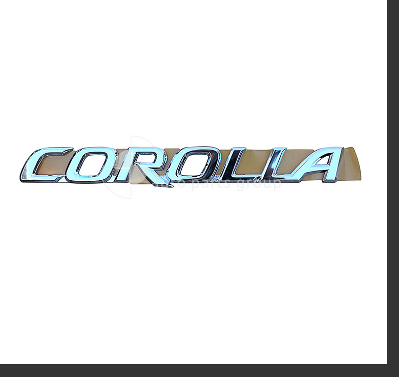 Genuine REAR TAIL GATE BADGE EMBLEM FOR TOYOTA COROLLA ZZE122R-ZZE123R 2001-2007