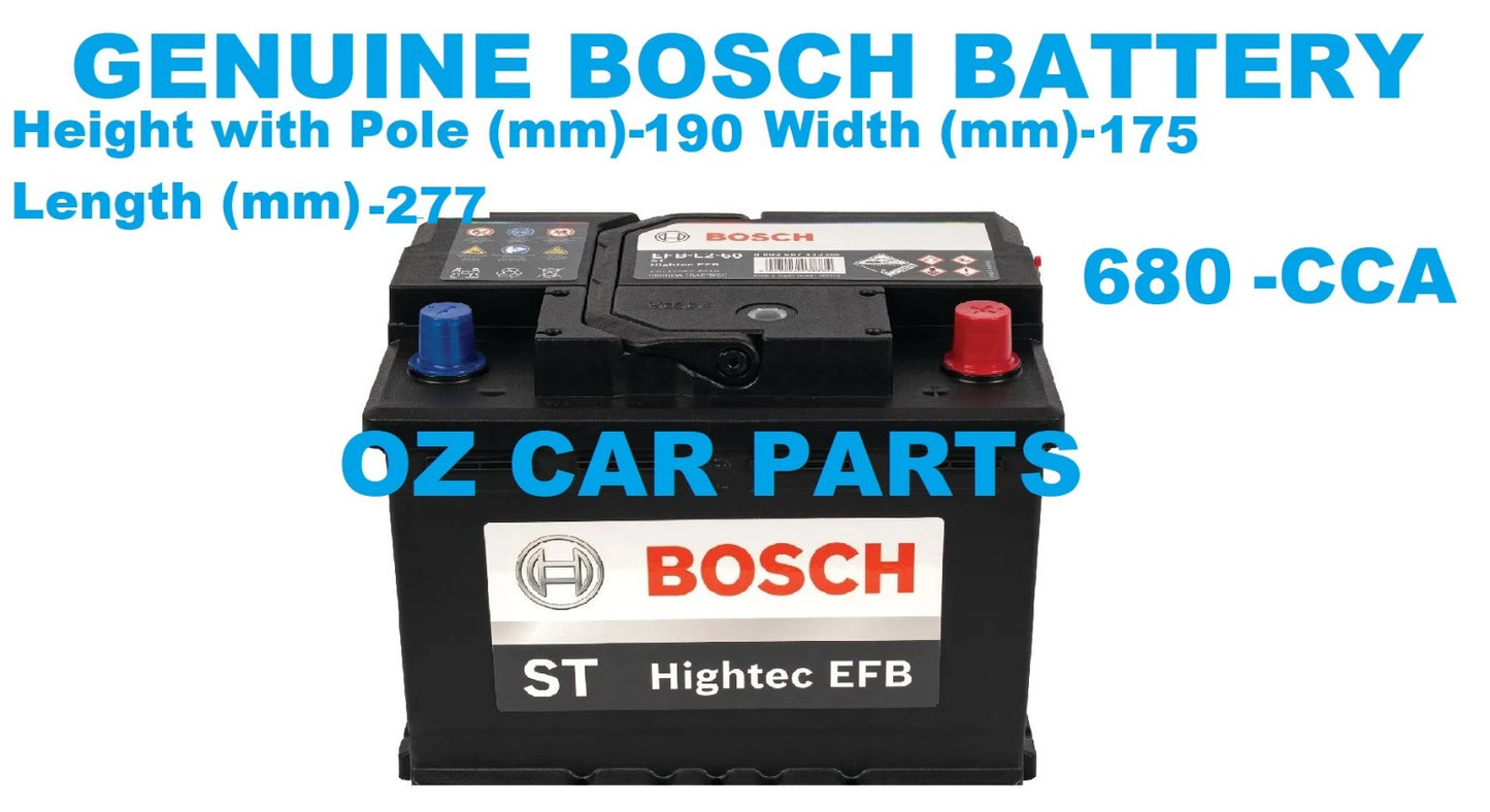 GENUINE EFB BOSCH BATTERY FOR ST HIGHTEC EFB 680-CCA