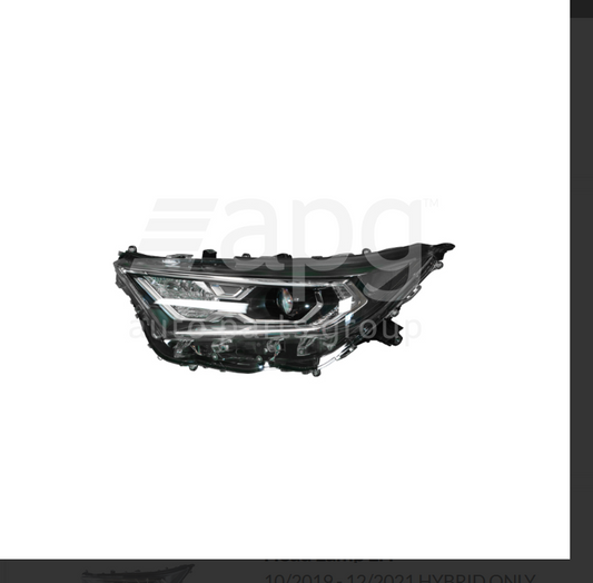 GENUINE LEFT HEADLIGHT FOR Toyota RAV-4 01/19- 10/2019 HYBRID PROJECTOR TYPE LED