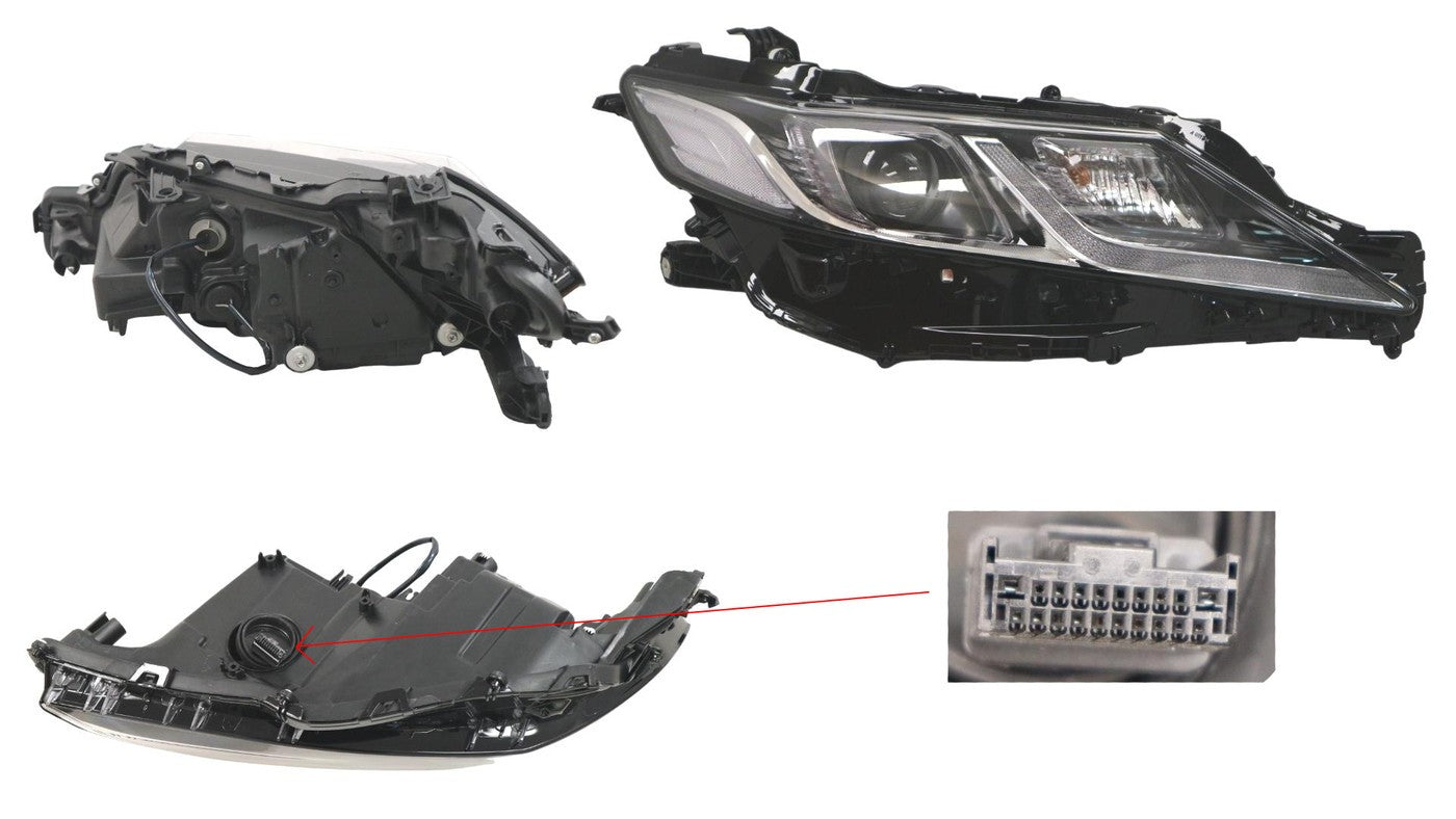 NEW RIGHT SIDE HEADLIGHT FOR TOYOTA CAMRY ASV70/GSV70/AXVH71(ASCENT/ASCENT SPORT