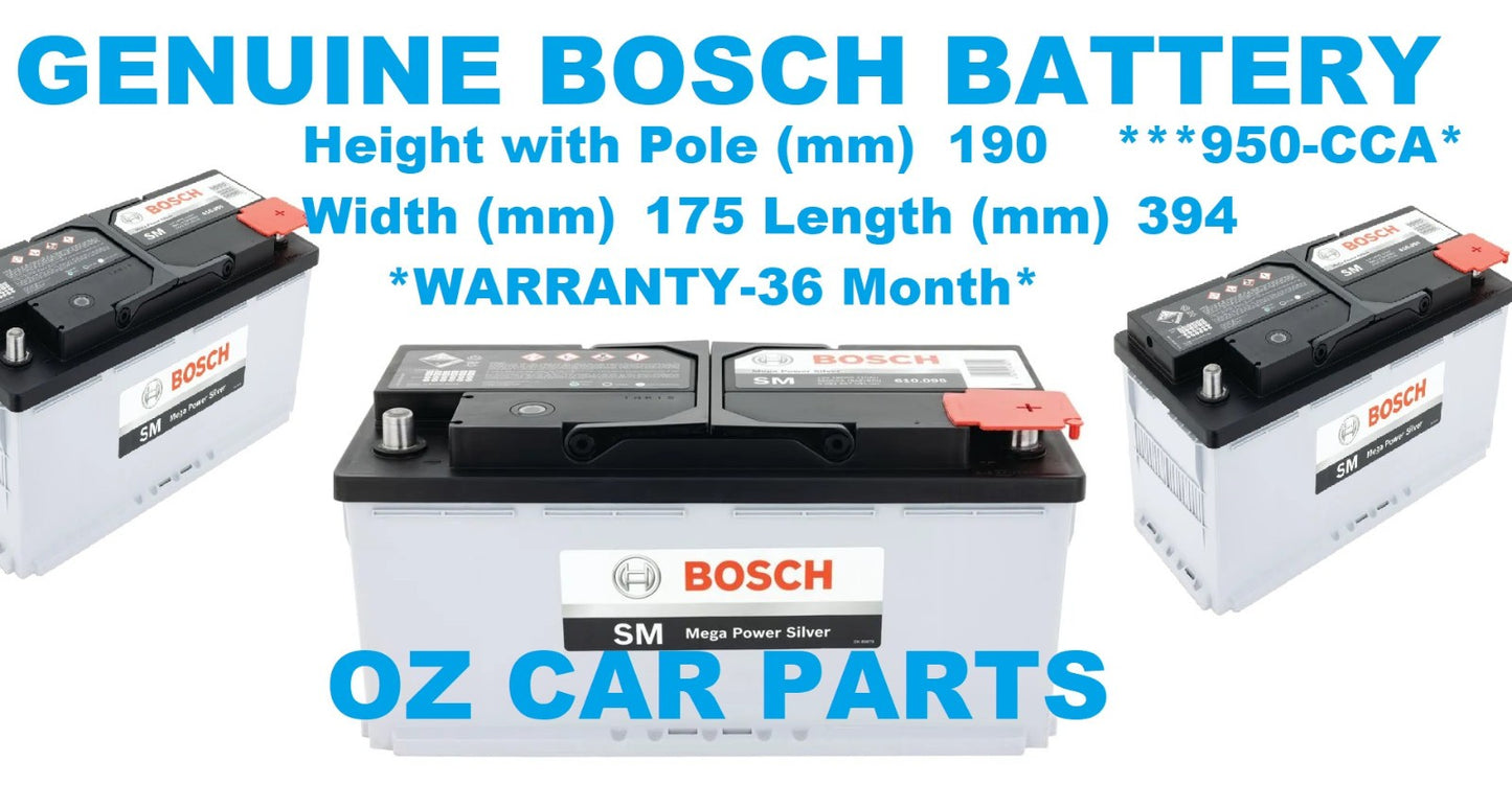 GENUINE BOSCH BATTERY FOR MASERATI 2012-2023 950-CCA WARRANTY-36 Month