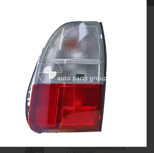 GENUINE LEFT TAIL LIGHT FOR MITSUBISHI TRITON MK 5/2001-6/2006 CLEAR/RED