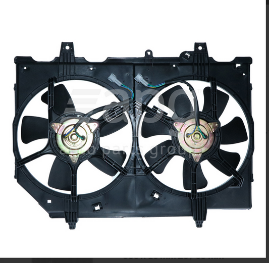 NEW RADIATOR FAN FOR NISSAN X-TRAIL T30 9/2001-9/2007 2.5L QR25 4 Cyl PetroL 4 P