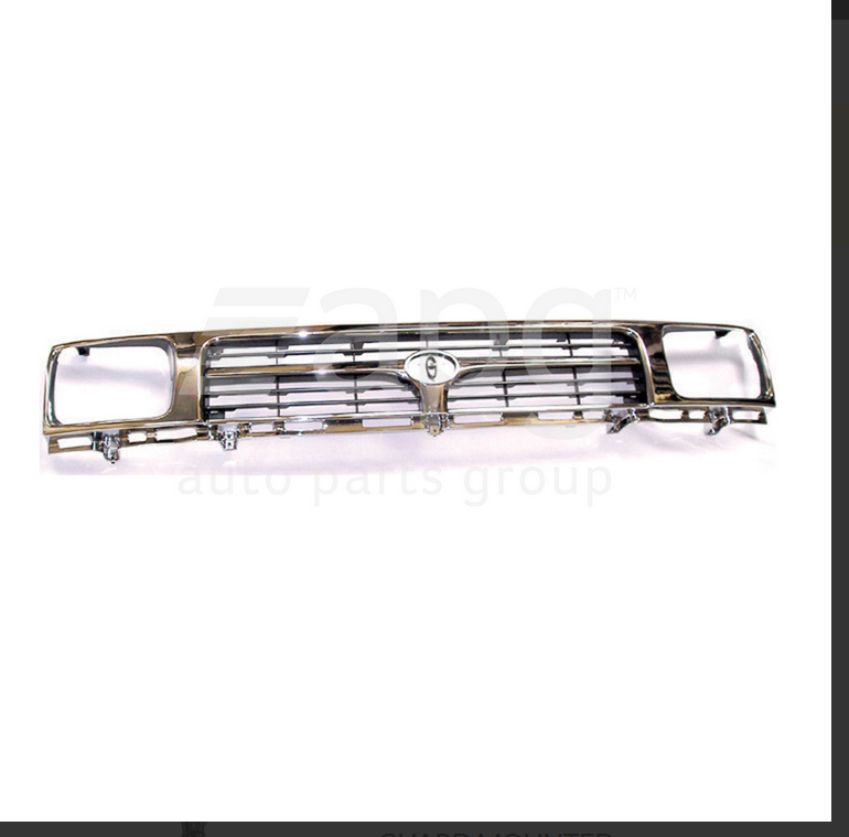 NEW FRONT GRILLE FOR TOYOTA HILUX 8/1994-8/1997  T-BAR TYPE CHROME