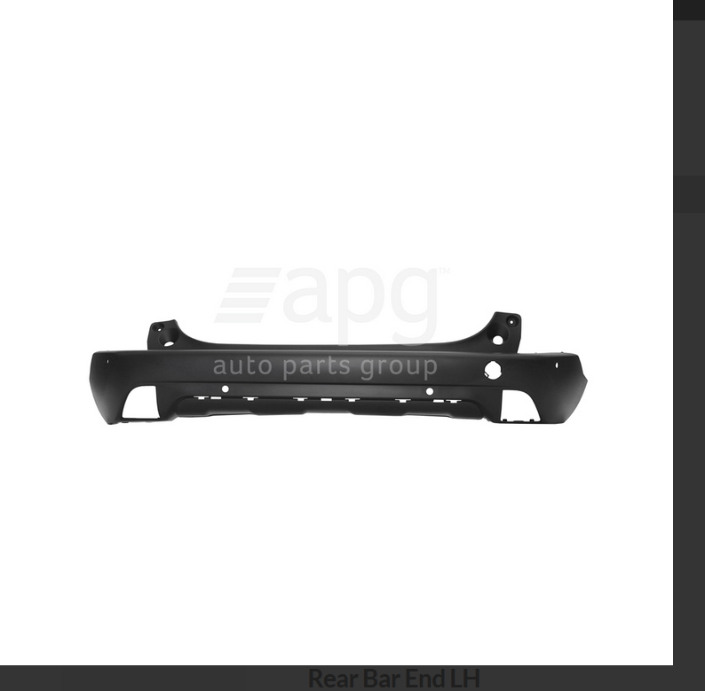 Genuine REAR BAR COVER BUMPER FOR Peugeot 2008 A94 11/2016-11/2018 SENSOR TYPE