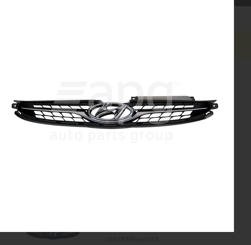 GENUINE FRONT GRILLE FOR HYUNDAI ELANTRA 6/2011-10/2013 SEDAN