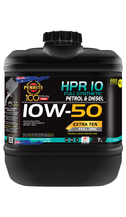 7-Litre *PENRITE*  HPR 10 10W-50 (Full Synthetic)  HPR10007 ENGINE OIL