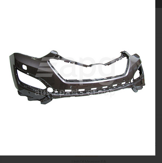 GENUINE FRONT BUMPER BAR UPPER FOR HYUNDAI SANTA FE 9/14-11/15 UPPER W/SENSOR &
