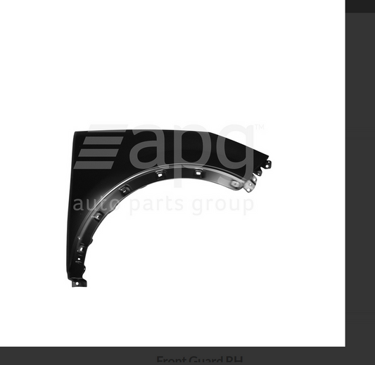 NEW RIGHT FRONT GUARD FOR KIA SPORTAGE 8/2010-10/2015 WITHOUT BLINKER HOLE TYPE