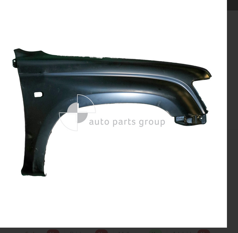 NEW RIGHT FRONT GUARD FENDER FOR TOYOTA HILUX KZN165R 9/2001-7/2004