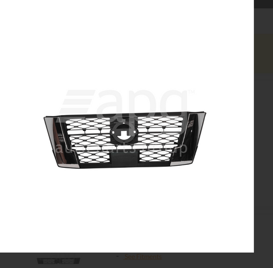 GENUINE FRONT GRILLE FOR NISSAN NAVARA D23 12/2020-ON ST STX MODELS CHROME TYPE