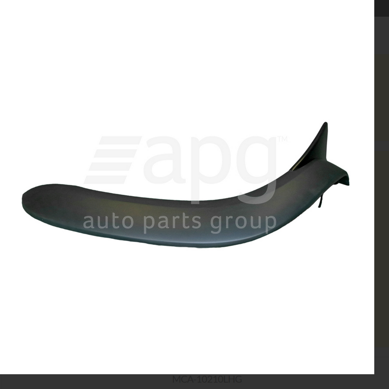 GENUINE RIGHT FRONT GUARD FLARE FOR MAZDA BT50 6/08-10/11 GREY WIDE TYPE BT-50