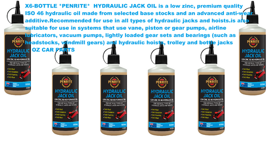 X6-BOTTLE PENRITE HYDRAULIC JACK OIL HJO0005 - *PENRITE*