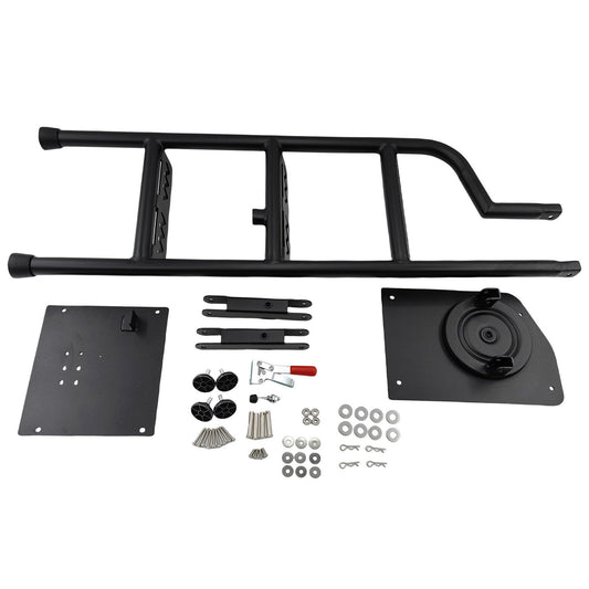 NEW HEAVY DUTY Universal STEEL Ladder Black Powder Coated CAR TRUCK TRAILER