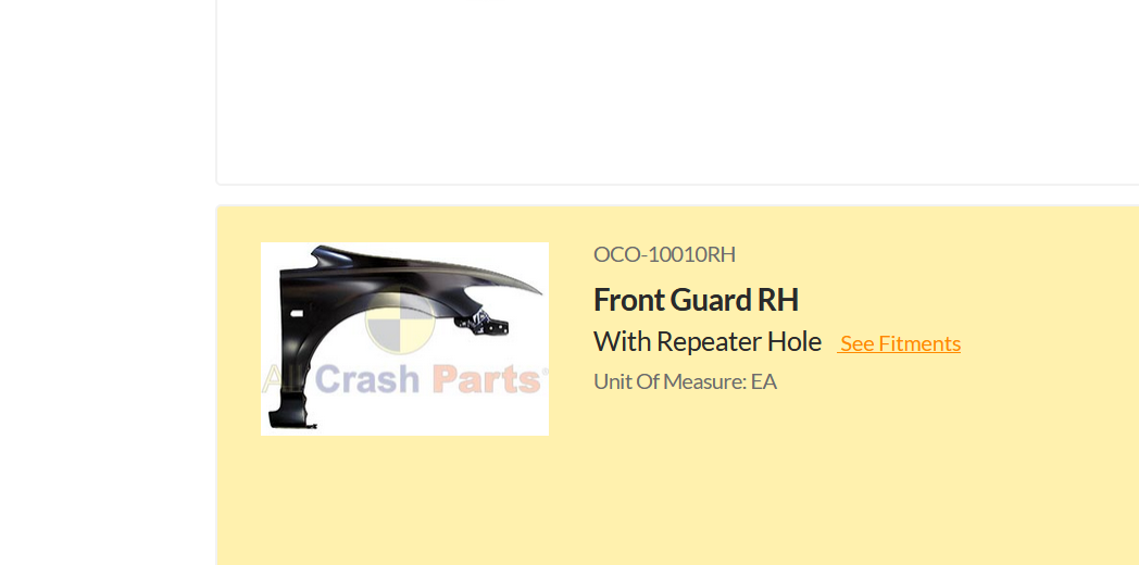 NEW RIGHT FRONT GUARD FENDER FOR Honda Civic 8th Gen SEDAN 2/2006-4/2007