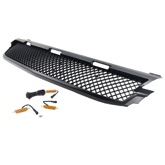 FRONT BLACK GRILLE WITH LED For Mitsubishi Pajero Sport QE QE QF QG 2015-2019