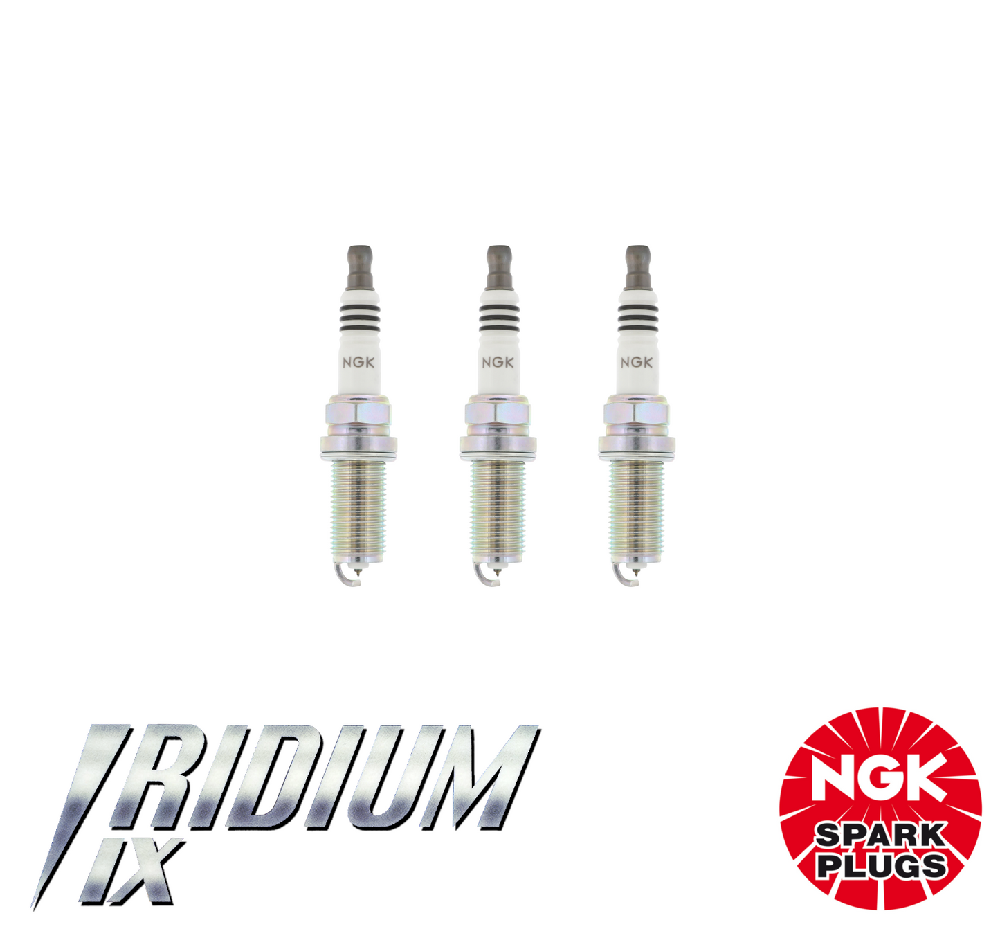 IRIDIUM 3 x GENUINE NGK SPARK PLUG SET FOR Toyota IQ KGJ10 1.0L (1KR-FE)