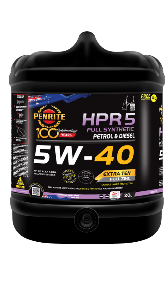 20-Litre-HPR 5 5W-40 (Full Synthetic) ENGINE OIL *PENRITE* HPR05020