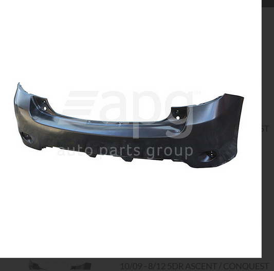 NEW REAR BUMPER BAR FOR TOYOTA COROLLA 10/09-8/12 5-DOOR ASCENT CONQUEST HATCH