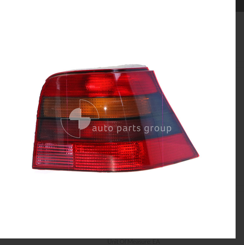 NEW BLACK RIGHT TAIL LIGHT FOR Volkswagen Golf 1J 9/1998-6/2004 5-DOOR GTI MODEL