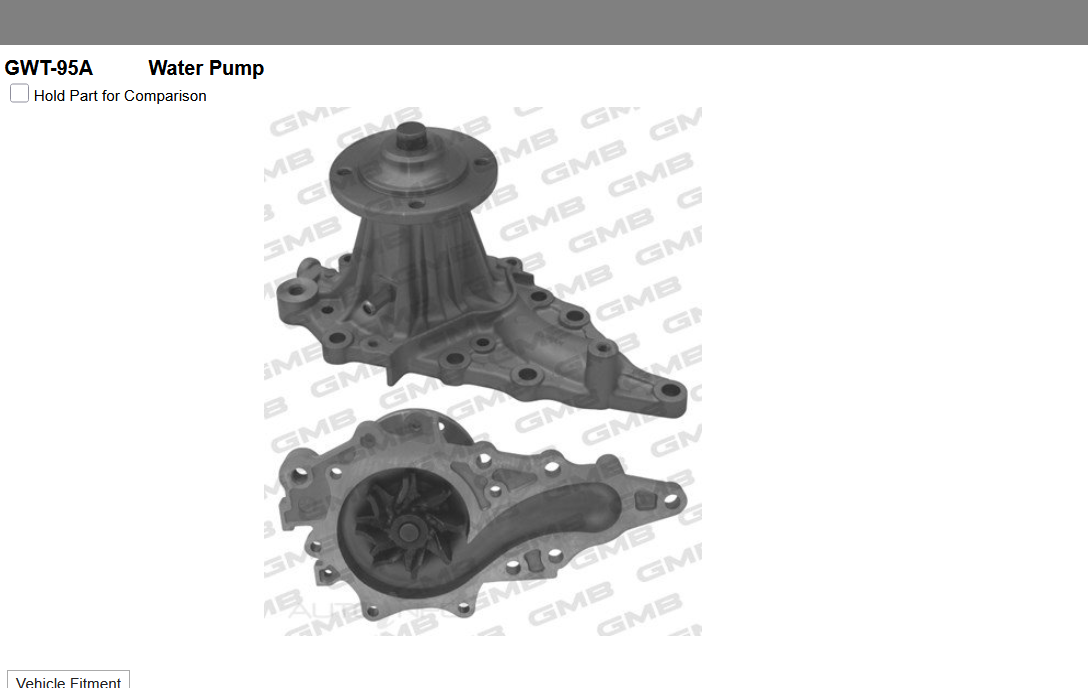 GENUINE GMB WATER PUMP+GASKET+SILICONE FOR Lexus GS 3.0 S140 300 (JZS147, JZS147