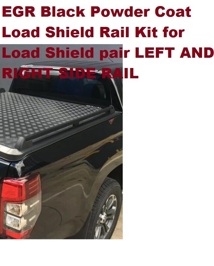 Black Hard Lid Cover SIDE RAIL KIT GENUINE EGR Load Shield SIDE ROOF RACK KIT