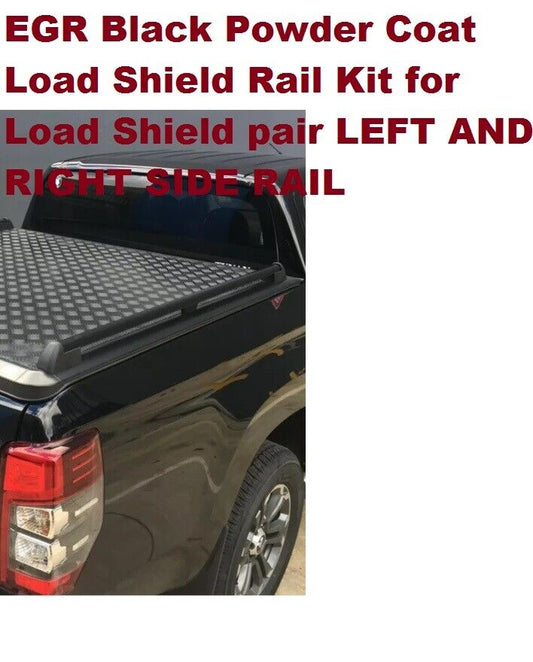 Black Hard Lid Cover SIDE RAIL KIT GENUINE EGR Load Shield SIDE ROOF RACK KIT