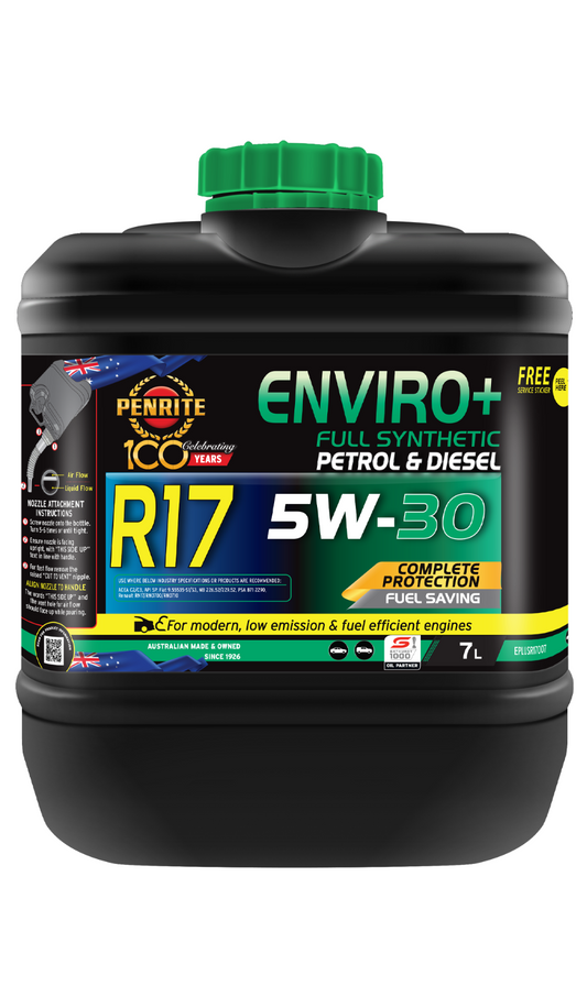 ENGINE OIL PENRITE ENVIRO+ R17 (FULL SYN) *EPLUSR17007*Full Synthetic SAE 5W-30