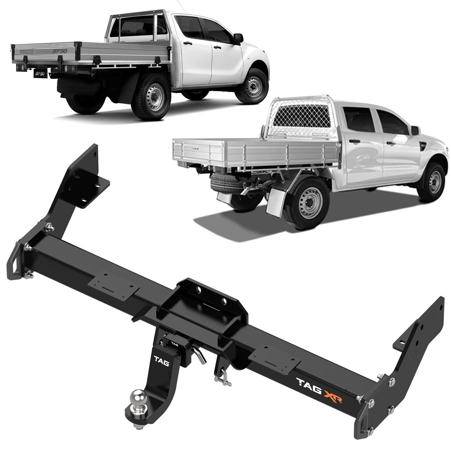 TAG Extreme Recovery Towbar & Wiring Kit For Ford Ranger PX2 & PX3 Cab Chassis M