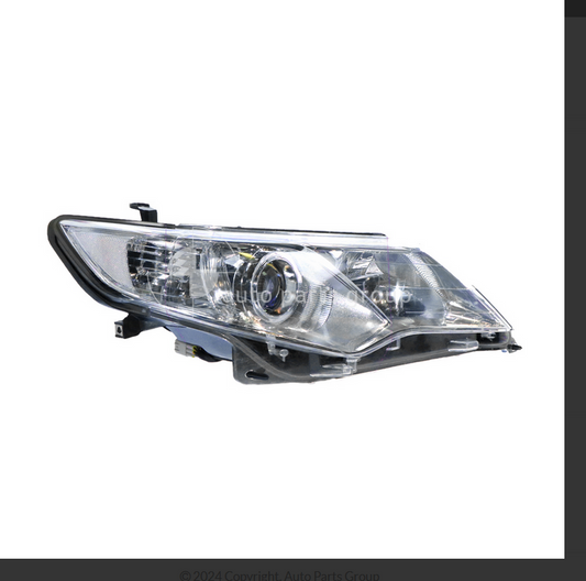NEW RIGHT HEADLIGHT FOR TOYOTA CAMRY HYBRID ASV50R 3/2012-7/2013 SEDAN HALOGEN